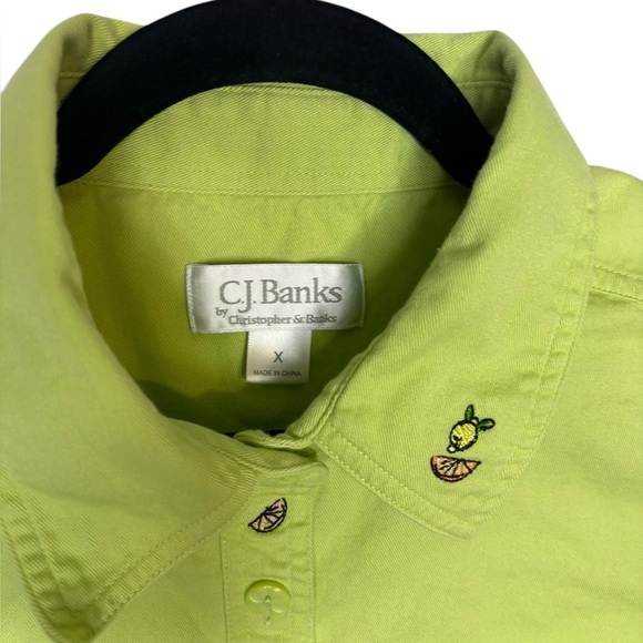 Women’s Sleeveless Button Front Summer Beaded Embroidered Shirt Size X (14W) - Picture 2 of 12